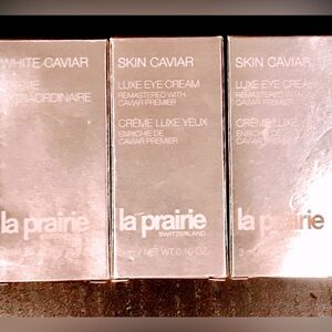 LaPrairie skincare, sample/travel sizes!